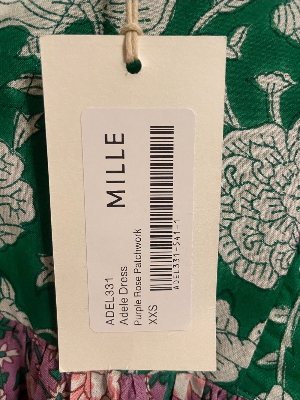 mille adele rose patchwork dress - Picture 7 of 8